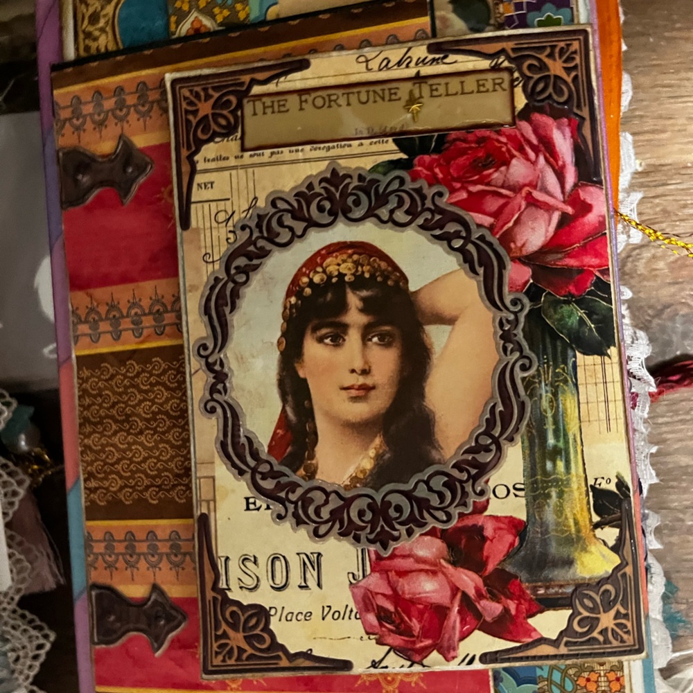 Handcrafted Fortune Teller junk journal